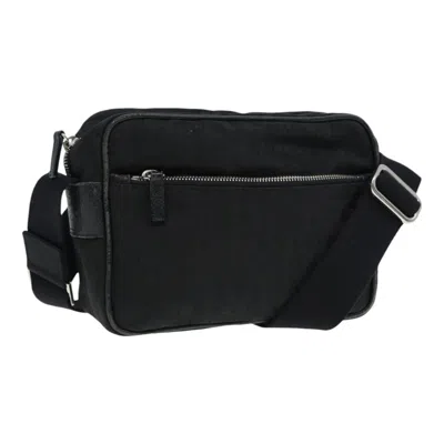 Pre-owned Bulgari Black Canvas Shoulder Bag ()