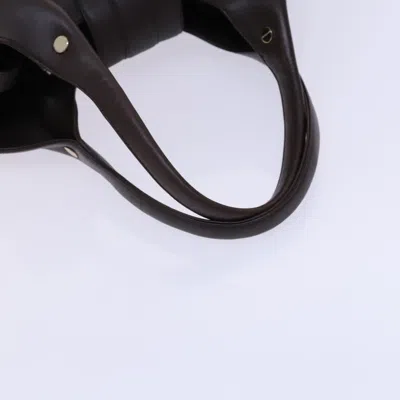 Pre-owned Bulgari Chandra Brown Leather Shoulder Bag ()