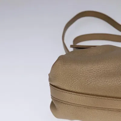 Pre-owned Bulgari Chandra Gold Leather Shoulder Bag ()