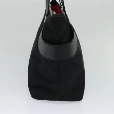 Pre-owned Bulgari Logo Mania Black Canvas Shoulder Bag ()