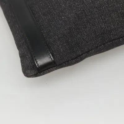 Pre-owned Bulgari Logo Mania Grey Canvas Shoulder Bag ()