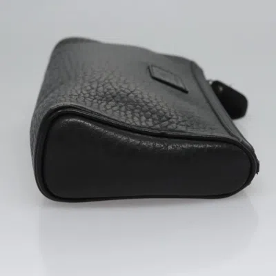 Pre-owned Burberry Black Leather Clutch Bag ()