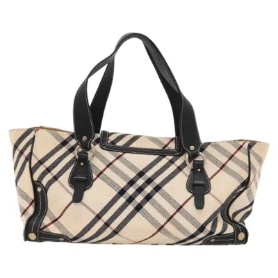 Pre-owned Burberry Blue Label Beige Canvas Tote Bag ()