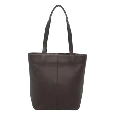Pre-owned Burberry Brown Leather Tote Bag ()