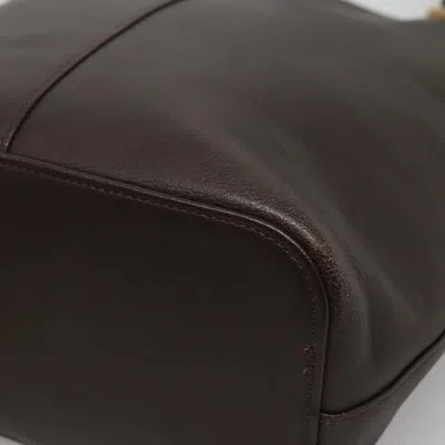 Pre-owned Burberry Brown Leather Tote Bag ()