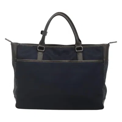 Pre-owned Burberry Navy Nylon Tote Bag ()