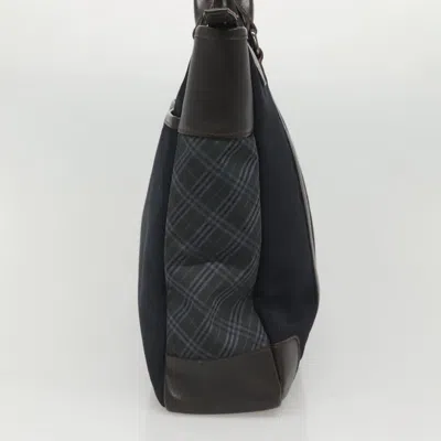 Pre-owned Burberry Navy Nylon Tote Bag ()
