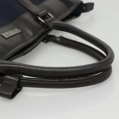 Pre-owned Burberry Navy Nylon Tote Bag ()