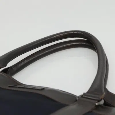 Pre-owned Burberry Navy Nylon Tote Bag ()