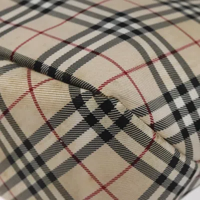 Pre-owned Burberry Nova Check Beige Canvas Tote Bag ()