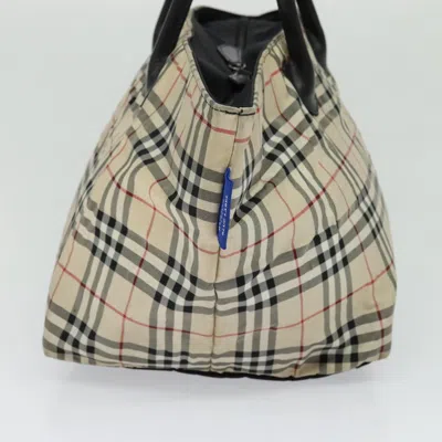 Pre-owned Burberry Nova Check Beige Nylon Tote Bag ()
