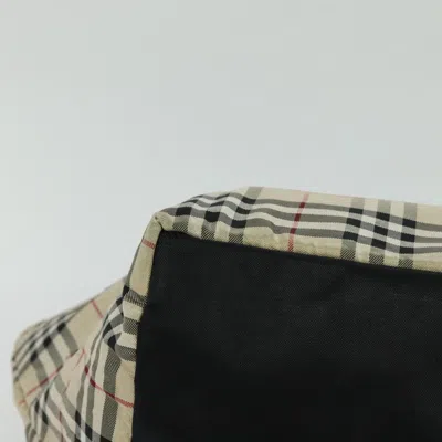 Pre-owned Burberry Nova Check Beige Nylon Tote Bag ()