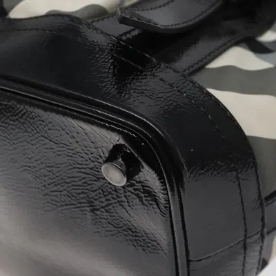 Pre-owned Burberry Nova Check Black Nylon Tote Bag ()