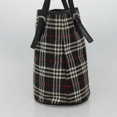 Pre-owned Burberry Nova Check Multicolour Synthetic Tote Bag ()