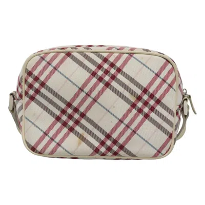 Pre-owned Burberry Nova Check Pink Nylon Shoulder Bag ()