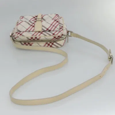 Pre-owned Burberry Nova Check Pink Nylon Shoulder Bag ()