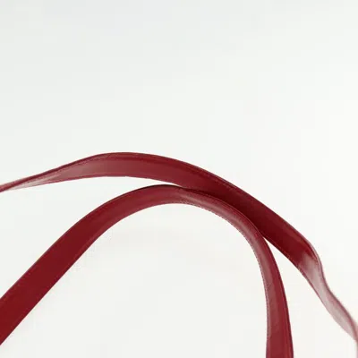 Pre-owned Burberry Nova Check Red Canvas Tote Bag ()