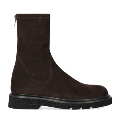 Guglielmo Rotta Krisalyn Dark Brown Ankle Boot In Multi