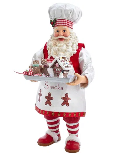 Kurt Adler Fabriché Santa In Multi