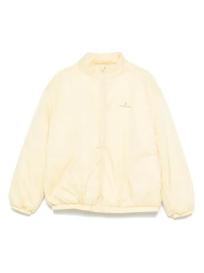 The Animals Observatory Heart-motif Bomber Jacket In Yellow