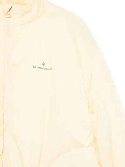 The Animals Observatory Heart-motif Bomber Jacket In Yellow