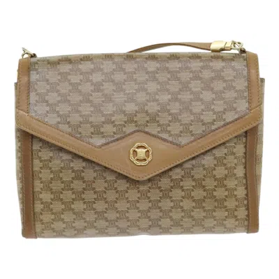 Pre-owned Celine Céline Beige Canvas Shoulder Bag ()