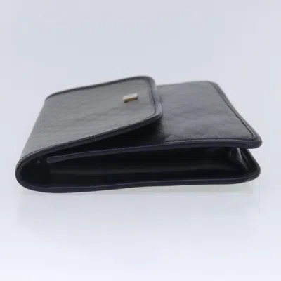 Pre-owned Celine Céline Black Canvas Clutch Bag ()