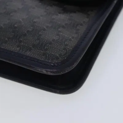 Pre-owned Celine Céline Black Canvas Clutch Bag ()