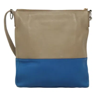 Pre-owned Celine Céline Blue Leather Shoulder Bag ()