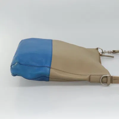 Pre-owned Celine Céline Blue Leather Shoulder Bag ()