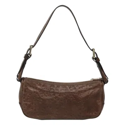 Pre-owned Celine Céline Brown Leather Shoulder Bag ()