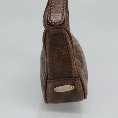 Pre-owned Celine Céline Brown Leather Shoulder Bag ()