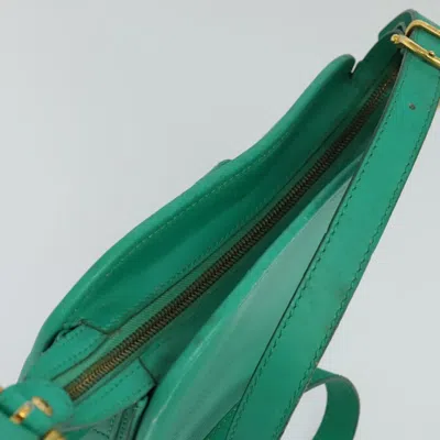 Pre-owned Celine Céline Green Leather Shoulder Bag ()
