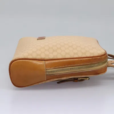 Pre-owned Celine Céline Macadam Beige Canvas Backpack Bag ()