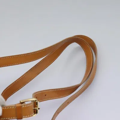 Pre-owned Celine Céline Macadam Beige Canvas Backpack Bag ()