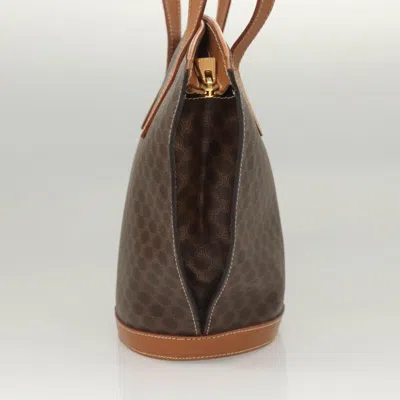 Pre-owned Celine Céline Macadam Brown Canvas Shoulder Bag ()