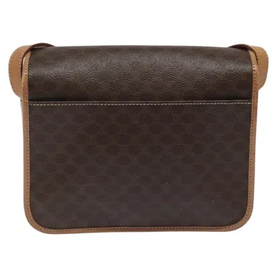 Pre-owned Celine Céline Macadam Brown Canvas Shoulder Bag ()