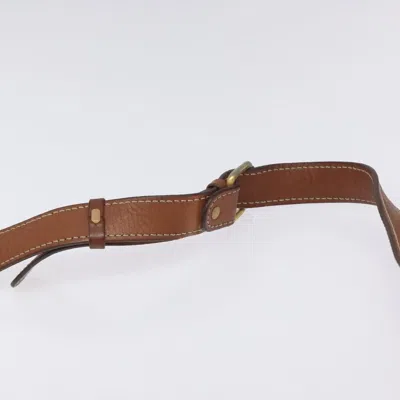 Pre-owned Celine Céline Macadam Brown Canvas Shoulder Bag ()