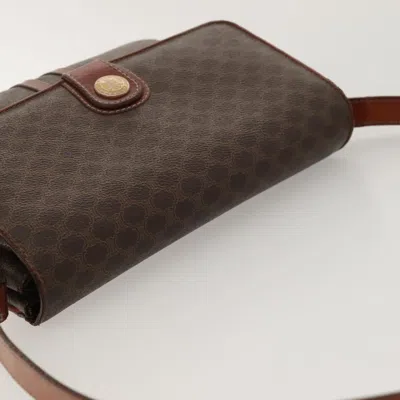 Pre-owned Celine Céline Macadam Brown Canvas Shoulder Bag ()