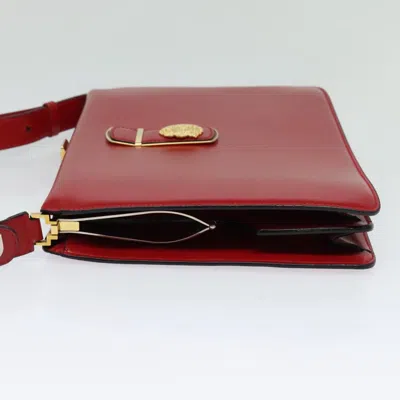 Pre-owned Celine Céline Red Leather Shoulder Bag ()