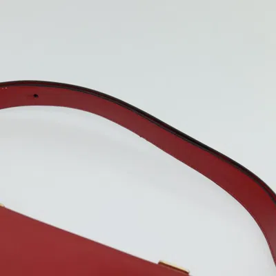 Pre-owned Celine Céline Red Leather Shoulder Bag ()