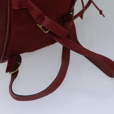 Pre-owned Celine Céline Red Synthetic Backpack Bag ()