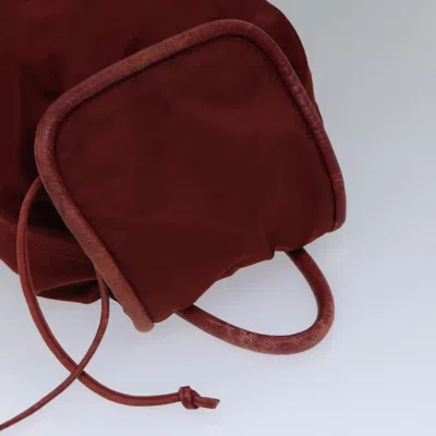 Pre-owned Celine Céline Red Synthetic Backpack Bag ()