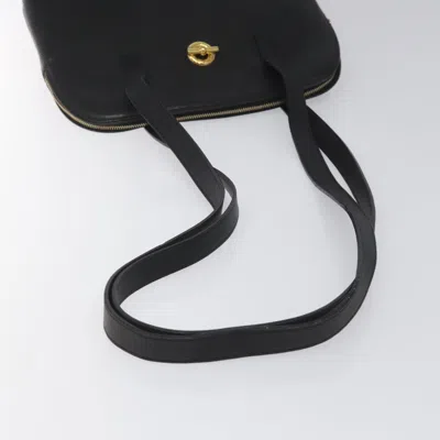 Pre-owned Celine Céline Vintage Black Leather Shoulder Bag ()