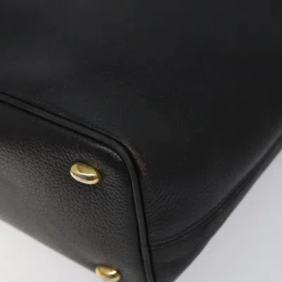Pre-owned Celine Céline Vintage Black Leather Shoulder Bag ()