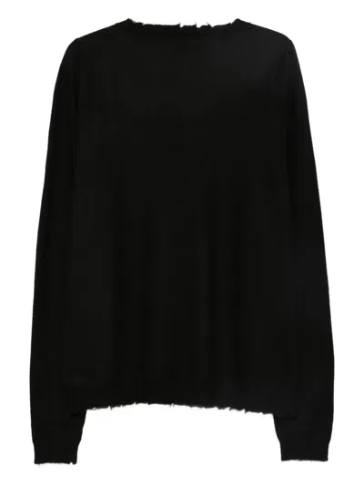 Frei-mut Crew Neck Sweater In Black