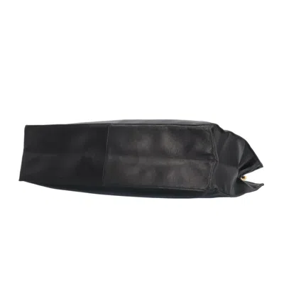 Pre-owned Chanel Black Leather Tote Bag ()