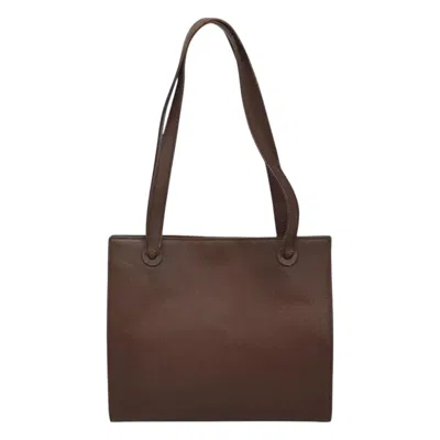 Pre-owned Chanel Brown Leather Tote Bag ()