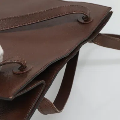 Pre-owned Chanel Brown Leather Tote Bag ()