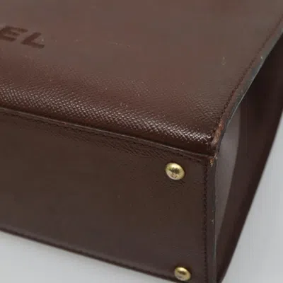 Pre-owned Chanel Brown Leather Tote Bag ()